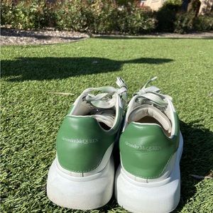 Mens Alexander McQueen Green Tennis silhouette